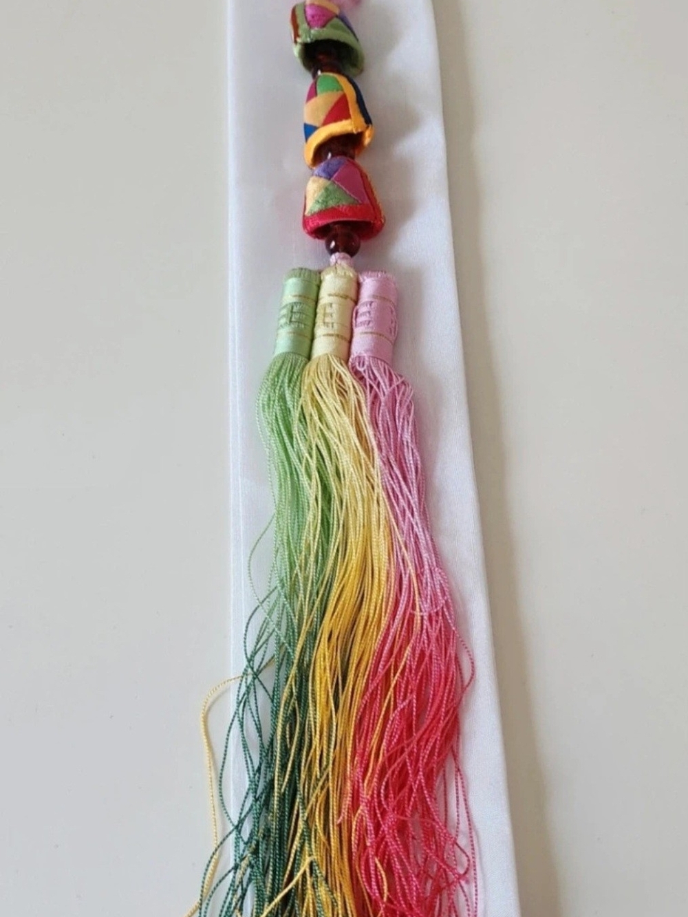 Korean Traditional Dress Multicolor Tassel